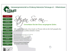 Tablet Screenshot of oldtimer-wilhelmshaven.de